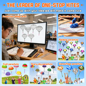 Permainan Interaktif Luar Ruangan Anak-Anak Mewah yang Dapat Disesuaikan, Layang-Layang Mini Lempar Tangan, Lempar Parasut - Product Image 3