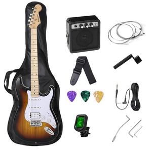 Set Chitarra Elettrica Professionale Surpass Music ST per Principianti con Amplificatore da 5 Watt, Disponibile per Vendita all'Ingrosso e Dropshipping - Product Image 2