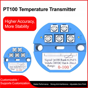 Mô đun chuyển đổi tín hiệu nhiệt độ 4-20mA với cảm biến PT100 RTD và bộ truyền tích hợp - Product Image 4