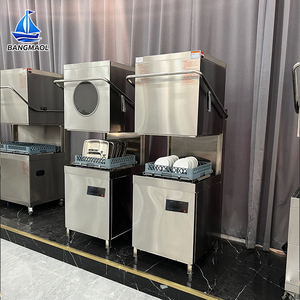 Fully Automatic Hood Type Dishwasher Energy Saving SUS304 Material for Commercial <b>Kitchen</b> Restaurant Hotel Catering - Product Image 3