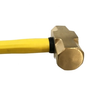 TGS Bestseller Messing-Vorschlaghammer mit Glasfasergriff, Funkenfreies Werkzeug, Meistverkaufter Messing-Vorschlaghammer Deutscher Typ S - Product Image 2