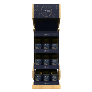 Expositor <span class=keywords><strong>de</strong></span> Suplementos <span class=keywords><strong>de</strong></span> Madera Desmontable <span class=keywords><strong>de</strong></span> Múltiples Niveles Ray Custom para Gimnasios/<span class=keywords><strong>Tiendas</strong></span> <span class=keywords><strong>de</strong></span> Fitness, Estante para Alimentos, Proteínas en Polvo y Productos Deportivos - Product Image 3