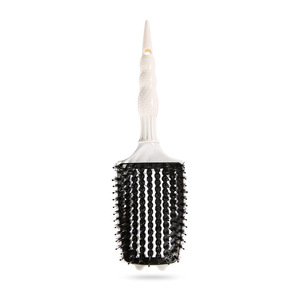 Peine de Pelo con Punta Blanca, Dientes Grandes de Nylon, Material Plástico, Uso Doméstico y Profesional, Unisex - Product Image 3