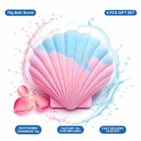Bombe de bain naturelle à la rose, boule effervescente, parfum sucré, coffret cadeau de bain spa pour tous types de peau, OEM ODM 70g