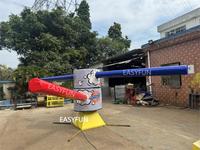 EASYFUN Jeu sportif gonflable personnalisé en usine : Wipeout, Eliminator à bras mécanique, Last Man Standing
