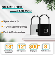 Mini cadenas intelligent sans clé à empreinte digitale pour armoire, boîte, porte de maison, salle de sport, bagages de voyage, valise extérieure, support OEM