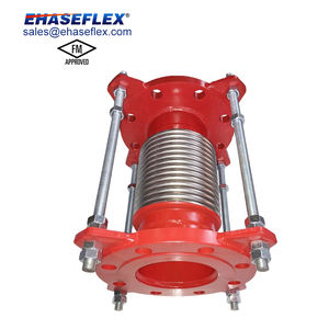 Endüstriyel boru için FM sertifikalı eksenel paslanmaz çelik körüklü genleşme eki ağır hizmet tipi korozyona dayanıklı kompantor - Product Image 2