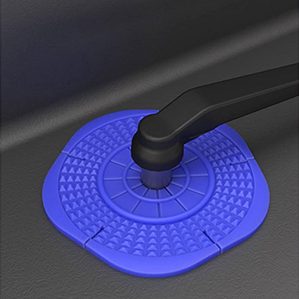 Силиконовая рукоятка стеклоочистителя для автомобиля, нижнее отверстие, бесшумная защитная крышка, Пылезащитная накладка, предотвращает образование листьев, пыли, гравия, снега