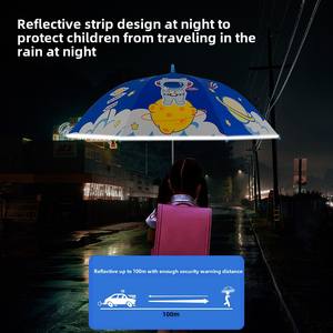 ร่มลายการ์ตูนน่ารักสำหรั<span class=keywords><strong>บ</strong></span>เด็กผู้หญิงเด็กผู้ชายอนุ<span class=keywords><strong>บ</strong></span>าลเจ้าหญิงร่มกันแดดของเด็กนักเรียนประถมมีแถบสะท้อนแสงสำหรั<span class=keywords><strong>บ</strong></span>เด็ก - Product Image 2