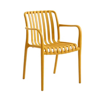 Chaise d'extérieur empilable moderne, chaise d'appoint en plastique, mobilier de jardin, chaise de salle à manger en plastique PP