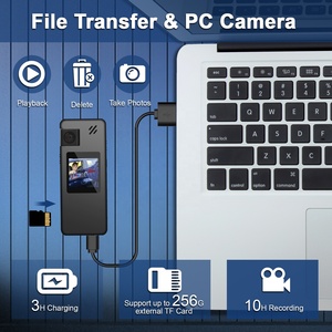 Vandlion A32 Kỹ Thuật Số Cơ Thể Gắn Máy Ảnh 1080P HD Tầm Nhìn Ban Đêm <span class=keywords><strong>Video</strong></span> Ghi Âm 1800MAh Tuổi thọ Pin Dài Phát Hiện Chuyển Động Webcam - Product Image 4