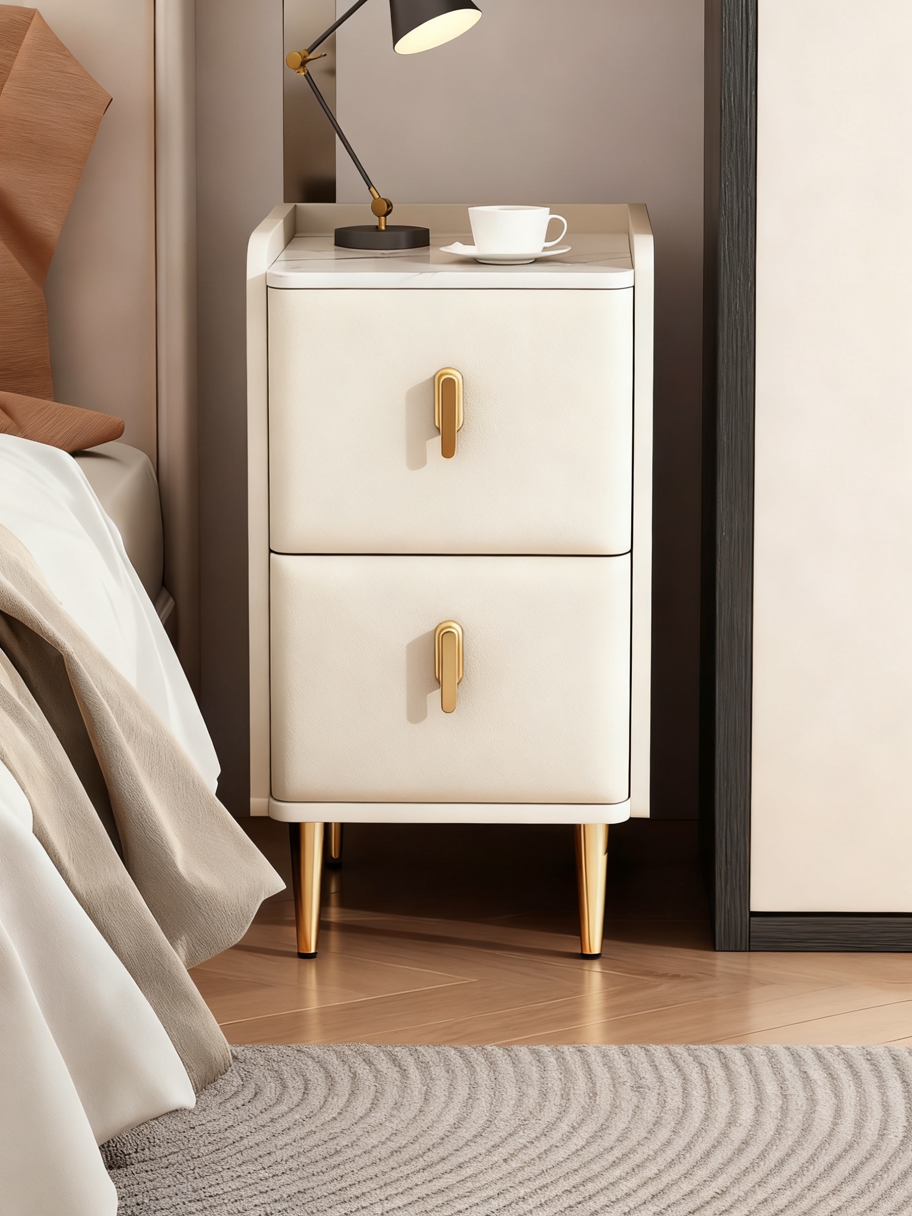 Beige white