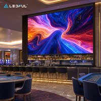 Indoor-LED-Bildschirm P1.56 für Casino-Bar-Unterhaltungswand mit Nahtloser Verbindung und Front-Service-Festinstallation