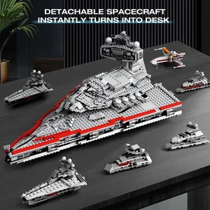 Bloques de Construcción de Naves Espaciales de <span class=keywords><strong>Guerra</strong></span> Espacial, Juguete de Construcción, Marco de Fotos 3D, Kit de Modelo de Ladrillos Colgantes, Regalo Unisex para Adultos y Niños - Product Image 4