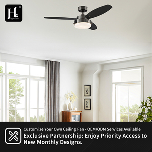 Low noise 44-inch <b>remote</b>-controlled intelligent BLDC modern LED <b>ceiling</b> fan with <b>light</b> and <b>remote</b> <b>control</b> - Product Image 5