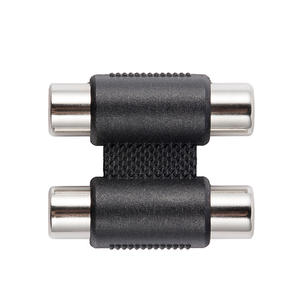 Adaptador de audio Rca, conector dual de 2 RCA hembra a hembra con diseño antideslizante para conexión de audio - Product Image 2