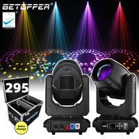Projecteur à Tête Mobile Faisceau Big Dipper 295W 14R Double Prisme Sharpy, Éclairage de Scène Professionnel pour DJ et Club (DMX Cabeza Móvil Luces)