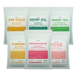 Masque facial en poudre de gelée de thé vert à la rose <span class=keywords><strong>APPTI</strong></span> Diy Spa, collagène, vitamine C, masque facial en caoutchouc à décoller - Product Image 6