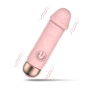 قضيب اصطناعي صغير هزاز على شكل رصاصة، قضيب اصطناعي صغير على شكل رصاصة لتحفيز البظر ألعاب استمناء للبالغين 18 متجر للجنس