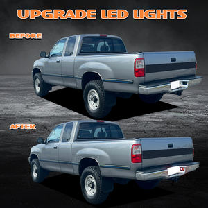 Tacoma 95-04 92-8 T100, luces LED para matrícula, lámpara trasera blanca y roja para camioneta, 2 uds., luces traseras con número de licencia - Product Image 4
