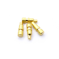 Conector de Contacto Pogo Pin de Latón Chapado en Oro, con Resorte, para Carga y Transmisión de Señal