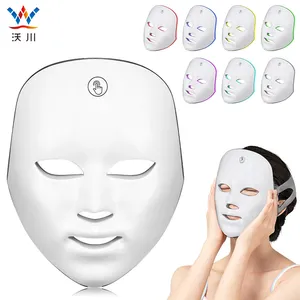 Nueva belleza 2024 cuidado de la piel tratamiento de Spa 7 colores uso en el hogar cara Led fotón máquinas de terapia de luz Led Dispositivo de máscaras faciales