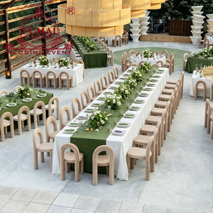 Banquet Hall Fer Métal Cadre Velours Coussin En Gros Restaurant Salle À Manger Chaises - Product Image 6