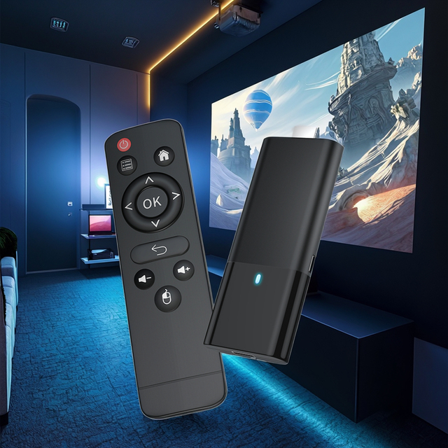 Customized Logo S03 Smart Android TV Stick 2.4G/5.8G Dual WIFI 4K HD Android 10.0 TV Stick