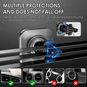 Xu hướng 2025 sáng tạo hợp kim nhôm từ sạc xe hơi không dây OEM logo công nghệ hàng đầu ý tưởng quà tặng mới nhất thiết kế bộ sạc xe hơi - Product Image 4