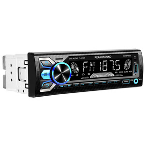 1din âm thanh xe hơi MP3 máy nghe nhạc FM Tuner stereo hai cổng USB Đài phát thanh xe 7 màu sắc nút thay đổi điều khiển từ xa <span class=keywords><strong>Bluetooth</strong></span> - Product Image 1