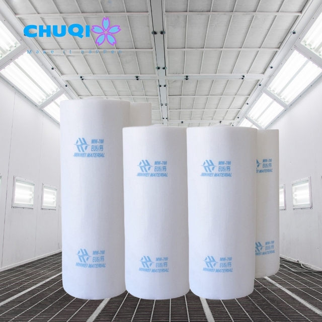 Hot Sale 560G 600G Ceiling Filter Roll Fire Rating Crater-Free Coating Safety for Spray Booth G3 G4 Paint Booth Filter