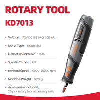 Outil rotatif sans fil KD7013, mini-meuleuse électrique portative, outil électrique rechargeable pour le meulage, le polissage, le ponçage et la découpe