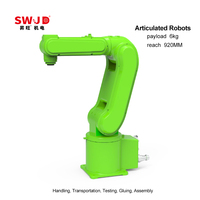 Fabricants de robots articulés automatiques, conception de robots industriels 6 axes, manipulation robotique, bras de robot industriel de 6 kg de charge utile pour le soudage