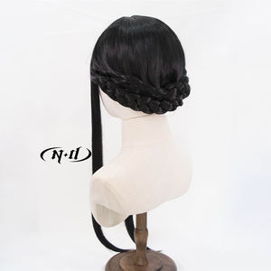 Perruque en fibre haute température sans colle, résistante à la chaleur, pour <span class=keywords><strong>cosplay</strong></span> ND <span class=keywords><strong>Yor</strong></span> <span class=keywords><strong>Forger</strong></span>, avec bonnet en filet rose et densité de 130% - Product Image 5