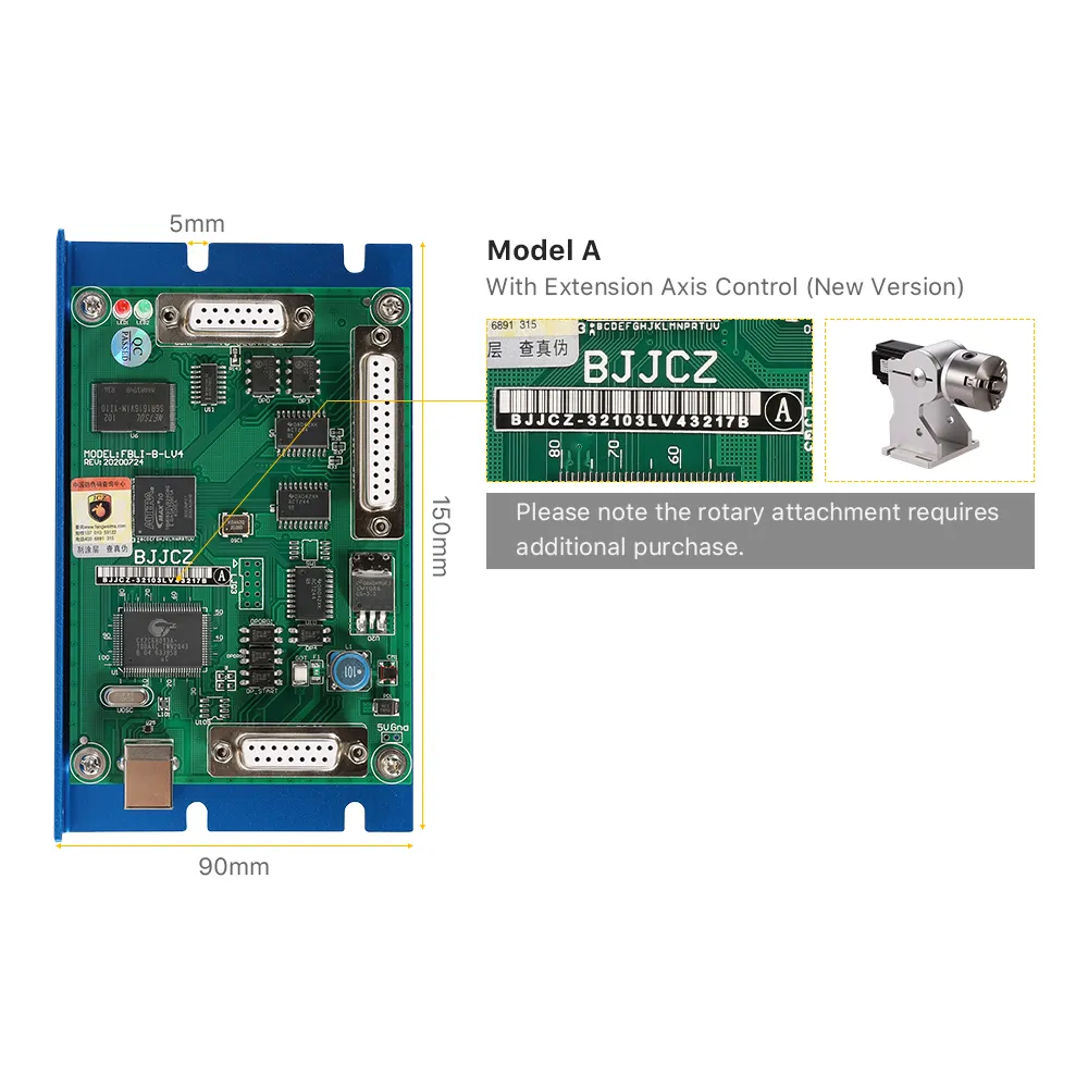 Cloudray AM02 JCZ Marking Control Card For Fiber Marking Machine