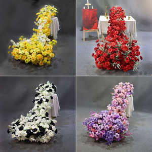 Guirnalda Floral Artificial para Decoración de Bodas y Escaparates, Camino de Mesa en Cascada con Flores para Fiestas de Cumpleaños y Compromisos - Product Image 4