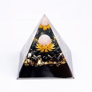 Chips de cristal de Chakra de lujo de 8cm al por mayor resina orgonita Torre piramidal en bruto estilo <span class=keywords><strong>Feng</strong></span> Shui pulido para decoración del hogar y regalos - Product Image 6