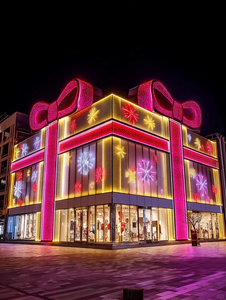 Trang trí Giáng sinh thương mại ngoài trời 2D <span class=keywords><strong>LED</strong></span> lớn hình ảnh Giáng sinh chiếu sáng đường phố - Product Image 5