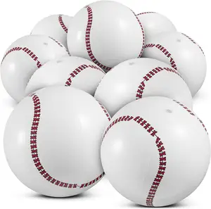 Bola inflável de beisebol profissional para equipe de esportes, bola de plástico para piscina aquática, brinquedo para crianças e adultos, novidade