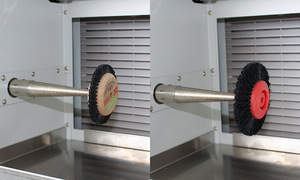 Cepillo de pulido y rueda de pulido para laboratorio dental, con cerdas y tela de algodón, para pulido en <span class=keywords><strong>torno</strong></span> de banco de moldes de resina acrílica y yeso - Product Image 6