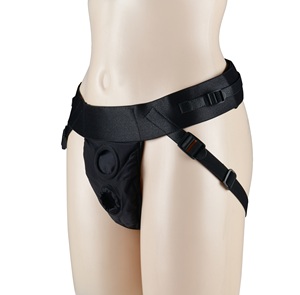 Europeo americano coppie lesbiche Cross-Border adulto <span class=keywords><strong>Sexy</strong></span> intimo raso x taglia pantaloni con doppio foro Dildo - Product Image 1