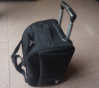 Sac de voyage Andante à 2 roues, bagage à roulettes durable de 15 pouces avec roues de patins à roulettes, sac de voyage à poignée à bouton-poussoir
