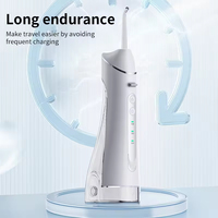 Hydropulseur électrique de voyage rechargeable par USB, étanche IPX7, à 4 modes de pression, longue autonomie, pour l'hygiène bucco-dentaire – Vente en gros