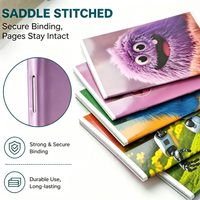 Carnet A5 personnalisable à couverture souple, reliure piquée, papier premium, pour bureau, école, vente en gros, cahier d'exercices
