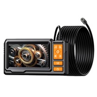 Caméra endoscopique ZCF 1080P avec écran IPS 4,3 pouces, sonde de 8 mm, boroscope industriel, câble de 5 m, inspection de canalisations, maintenance CVC, OEM/ODM