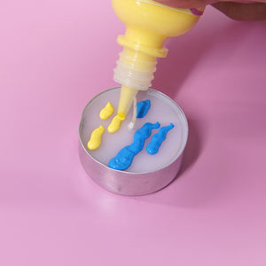 Kit di <span class=keywords><strong>Pittura</strong></span> per Candele 100% Personalizzabile per Bambini, Non Tossico e <span class=keywords><strong>Lavabile</strong></span>, Effetto 3D, 6 Colori da 1oz Ciascuno, Set Fai-da-Te per Decorazione - Product Image 1