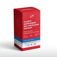 Customized Product Small Box Plain White Cardboard Paper Box for Medicine Supplement Bottle Packaging