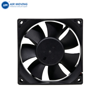 Ventilateur axial sans balais DC AM8025M12S 80x80x25mm 12V à roulement à manchon, mini-ventilateur silencieux pour la ventilation des boîtiers électroniques