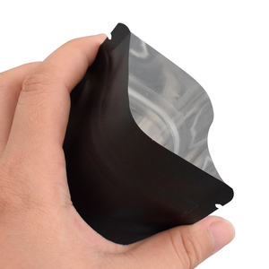 Tùy chỉnh in Ziplock có nắp kéo đứng lên túi nhôm lá đen bao bì nhựa mùi bằng chứng 3.5G 3.5 Túi Mylar có logo - Product Image 6