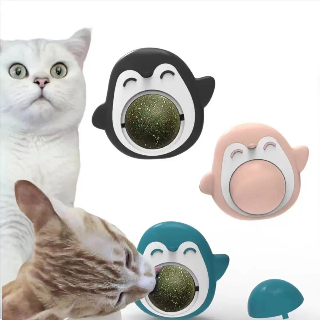 एवोकैडो कैटनिप बॉल बिल्ली खिलौने बॉल चाटना कोक्सीडिया गैल मोलर्स दांत सफाई बिल्ली सेल्फ-हाई बॉल्स पालतू इंटरैक्टिव खिलौना